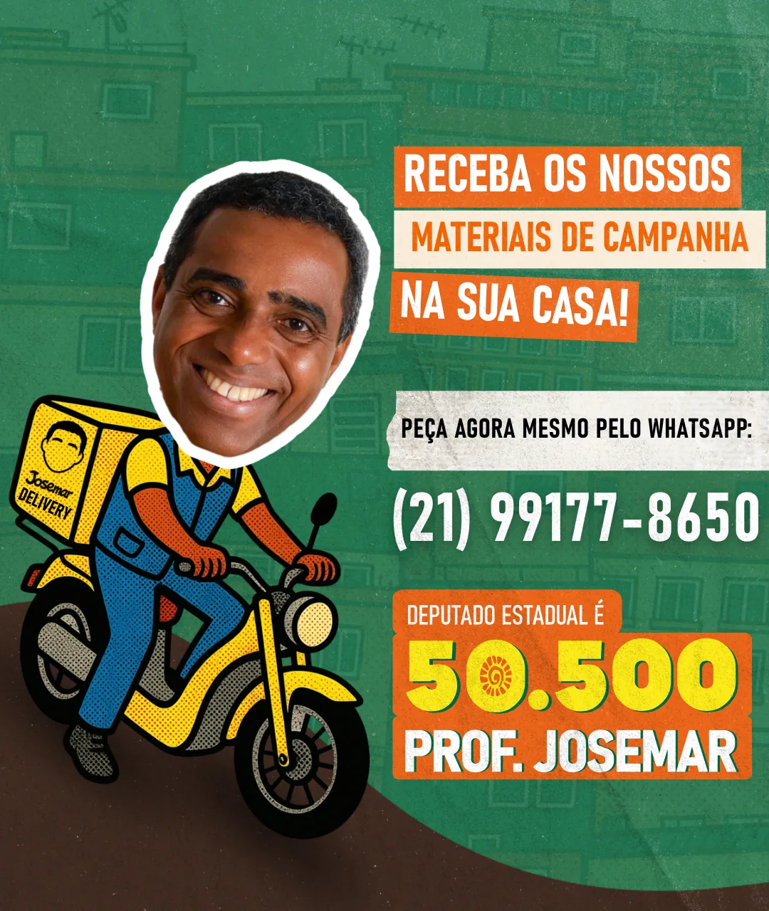 Delivery de materiais Prof. Josemar 50.500